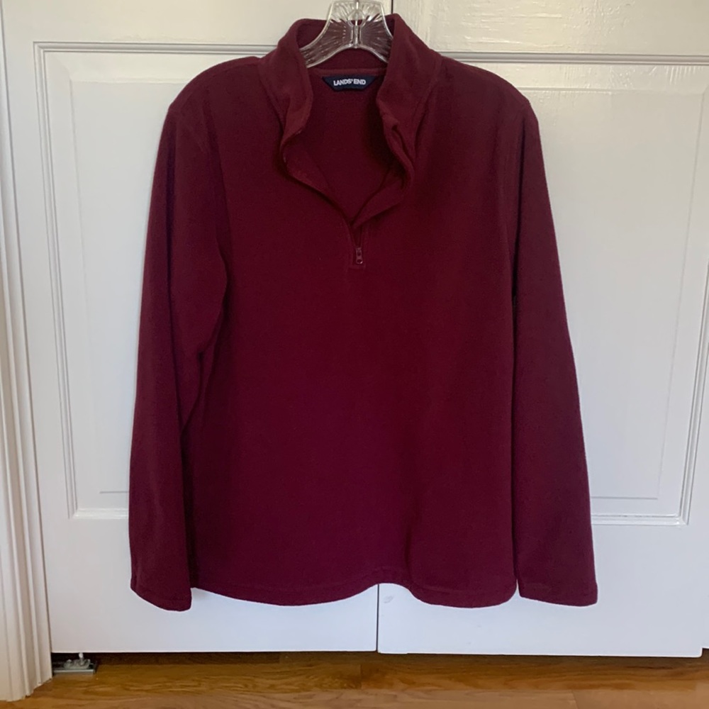 Women's Quarter Zip Fleece Pullover Top